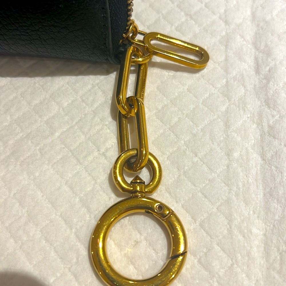 Compact Burberry Wallet With Attached Keychain. - image 2